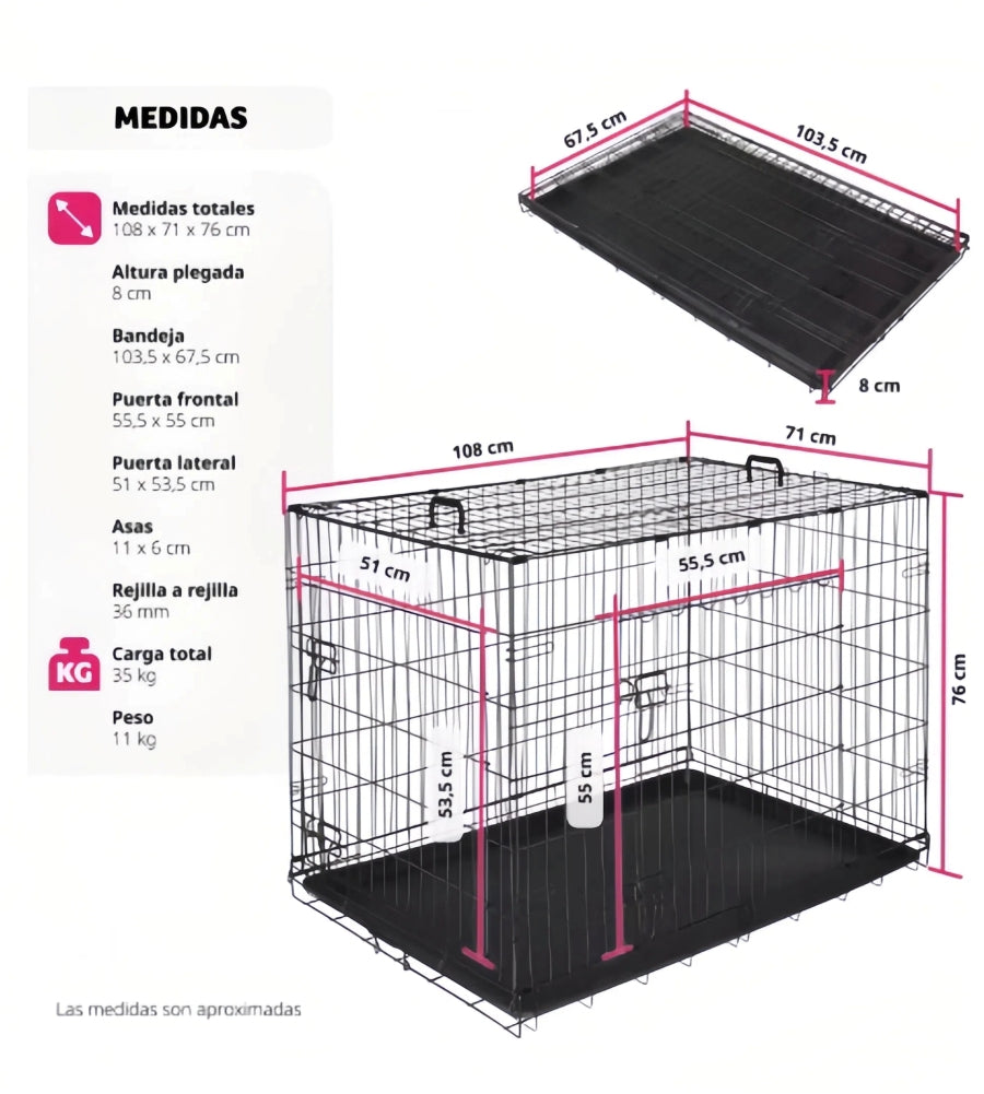 Foldable Dog Cage