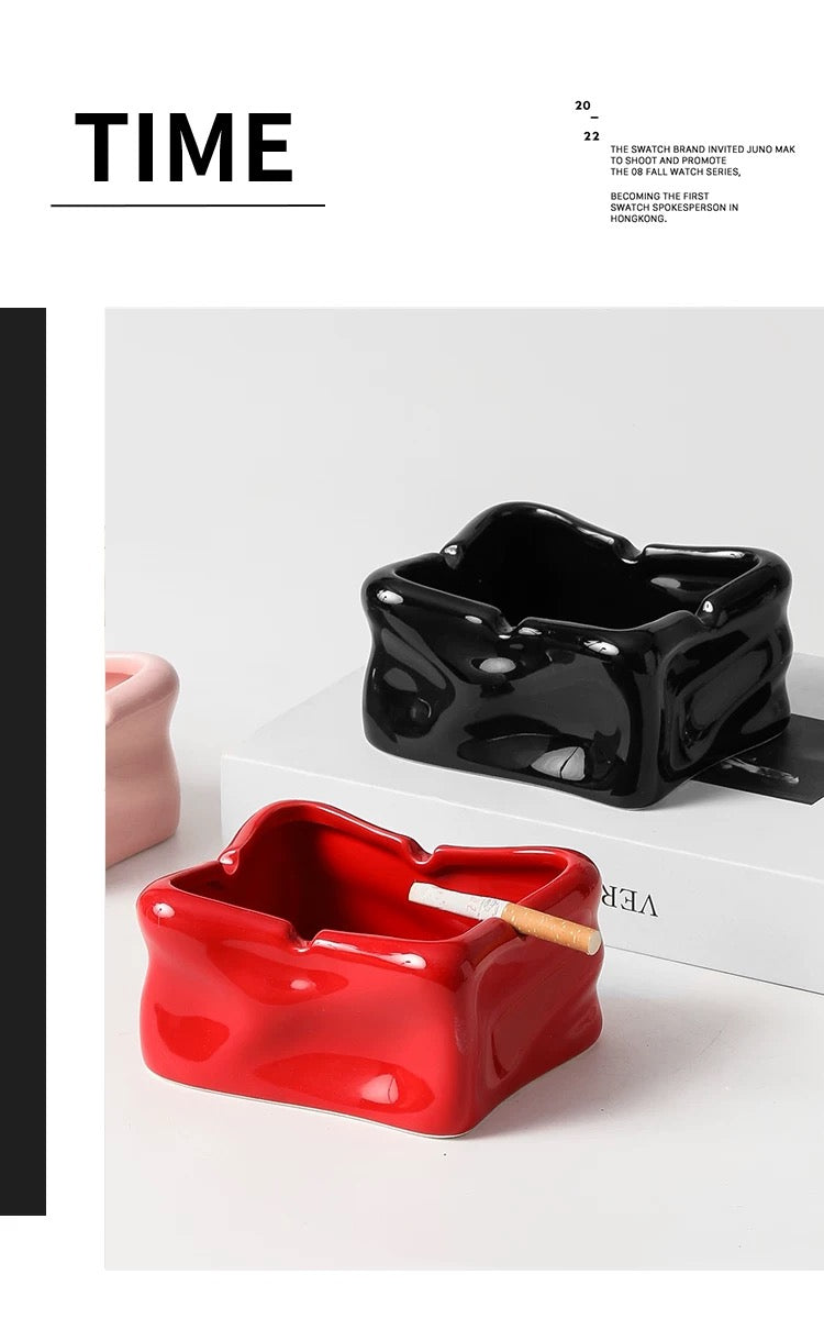 Creative multi color ashtray
