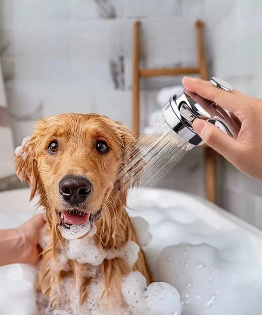 Shower head for pet bathing