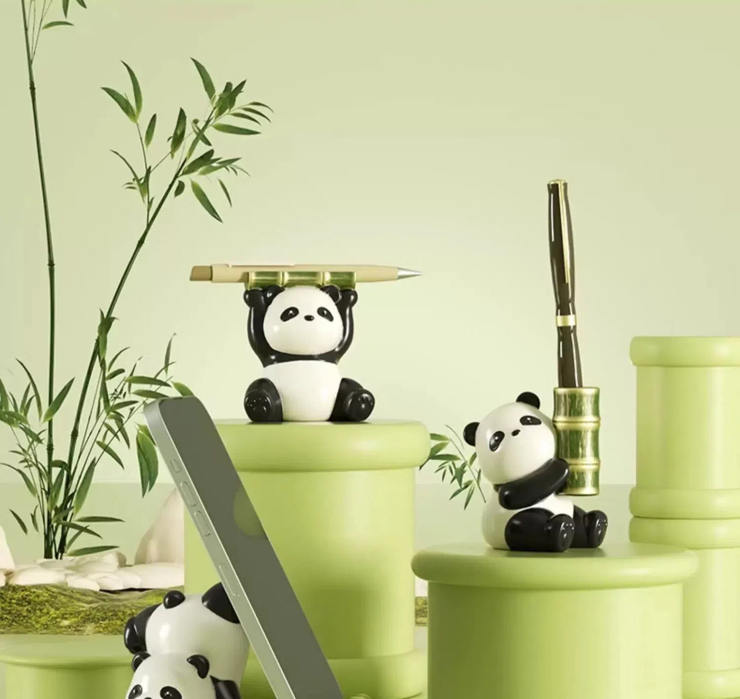 Panda pen holder