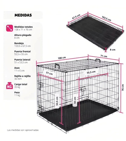 Foldable Dog Cage