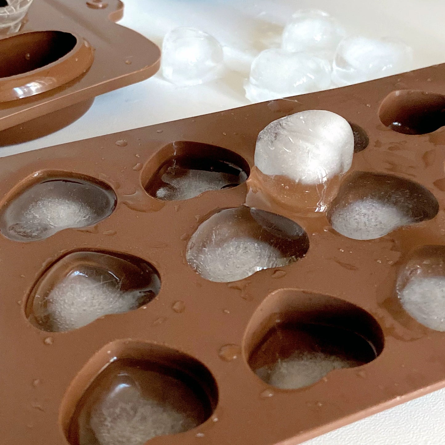 coffee bean ice cube mold