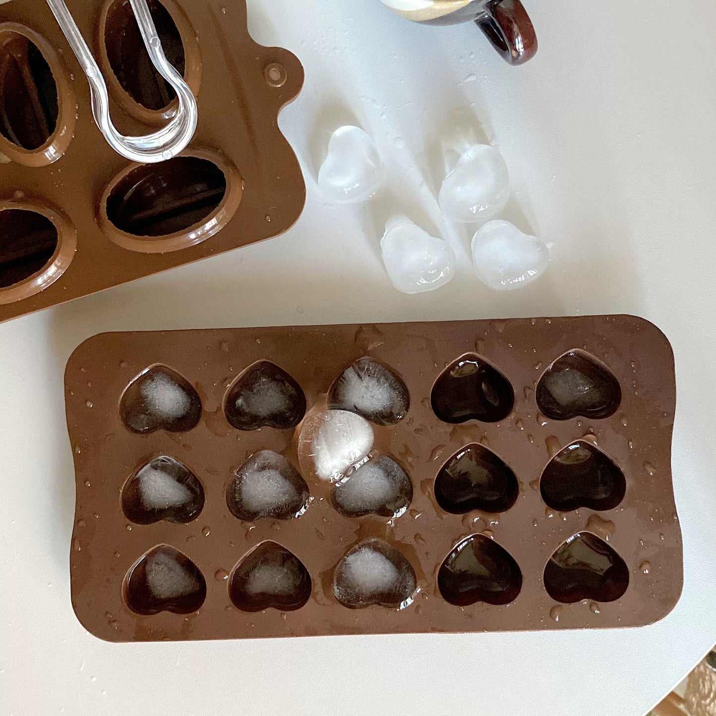 coffee bean ice cube mold