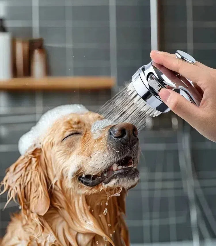 Shower head for pet bathing