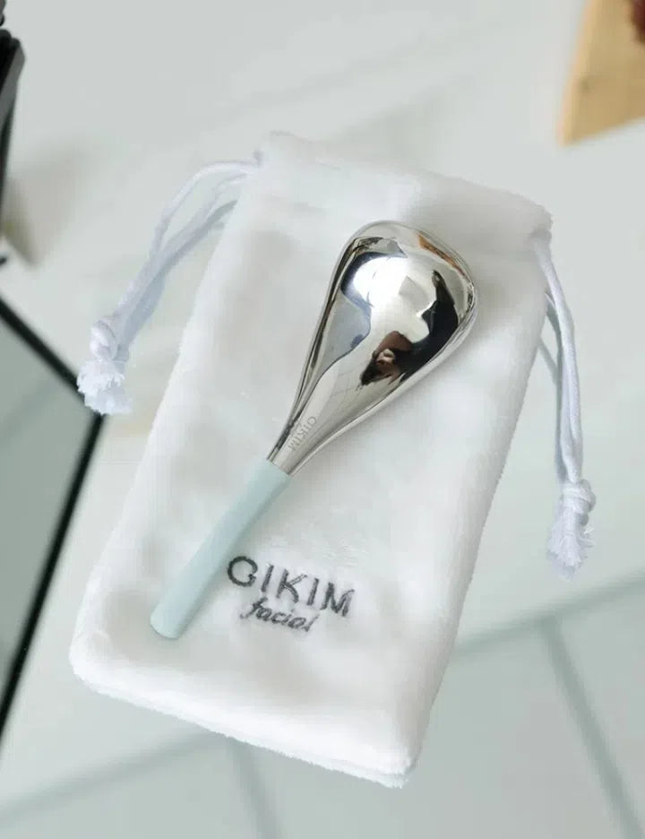Stainless steel ice massage spoon