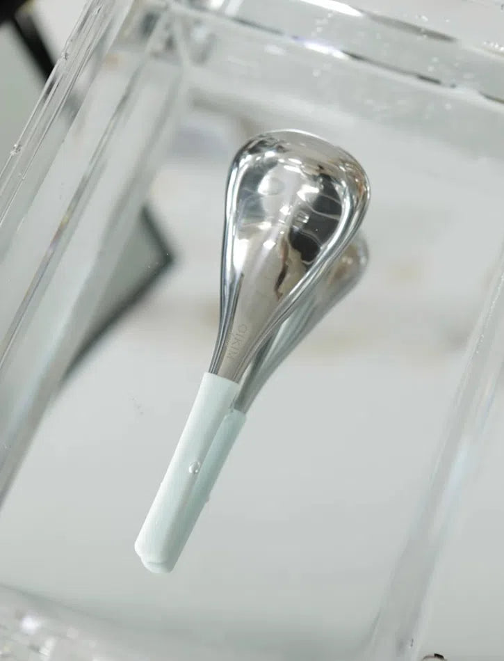 Stainless steel ice massage spoon