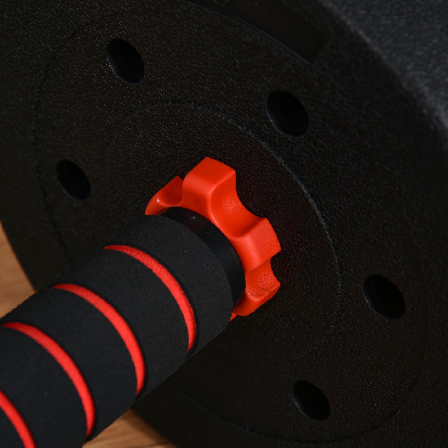 Juego de pesas ajustables 2 en 1 de 25 kg, mancuerna y barra de pesas para fitness corporal, entrenamiento de levantamiento para casa, oficina, gimnasio, negro